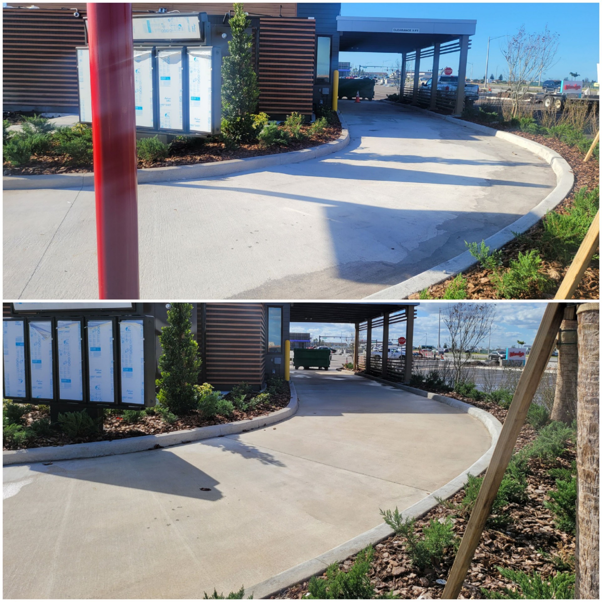 Drive-Through Cleaning - Professional pressure washing service by Supreme Cleaning